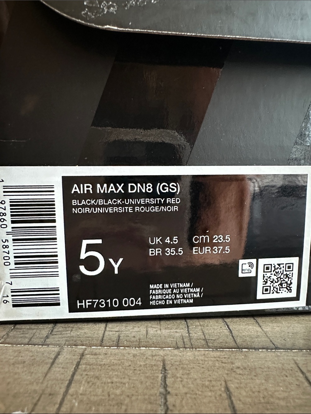 Nike Air Max DN8 Black and University Red New In Box - Picture 2 of 10